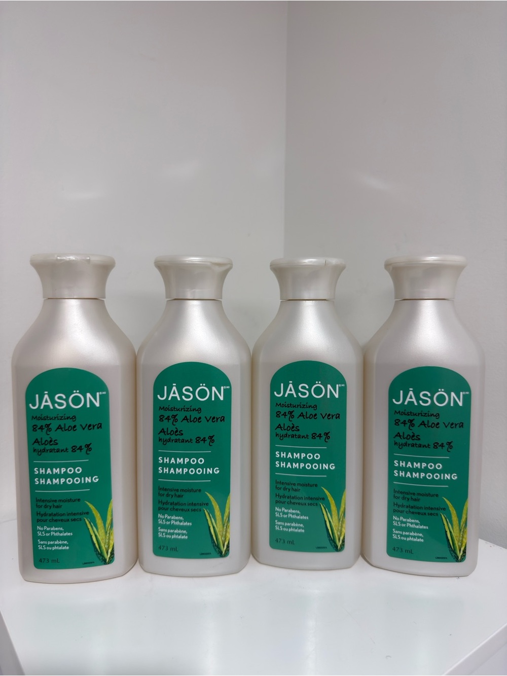 Jason Moisturizing Aloe Vera Shampoo - pack of 4- New
